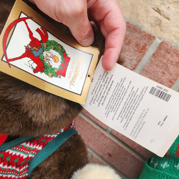 2- Christmas Bears 1993 JC Penny & 1988 K-Mart Original Tags - Picture 5 of 7